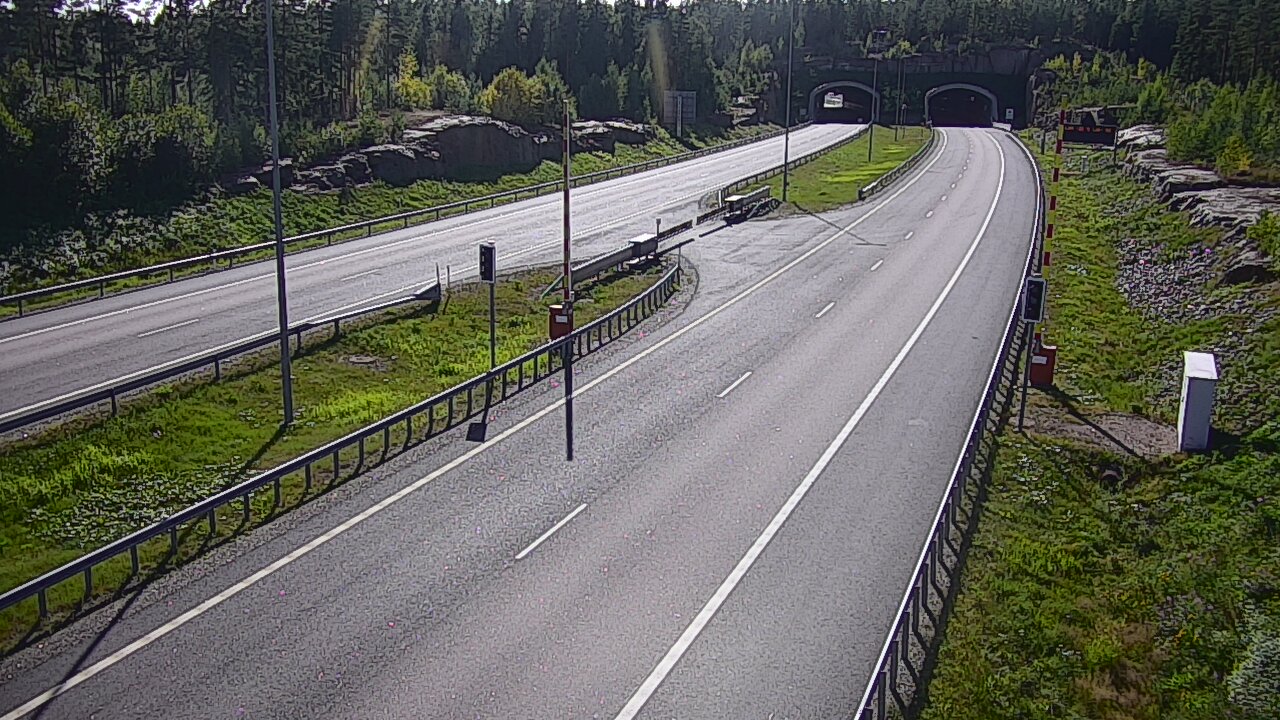 Kelikamerat Kuva Tie 7 Virolahti, Vaalimaan tunneli, puomi itä, Virolahti, Kymenlaakso