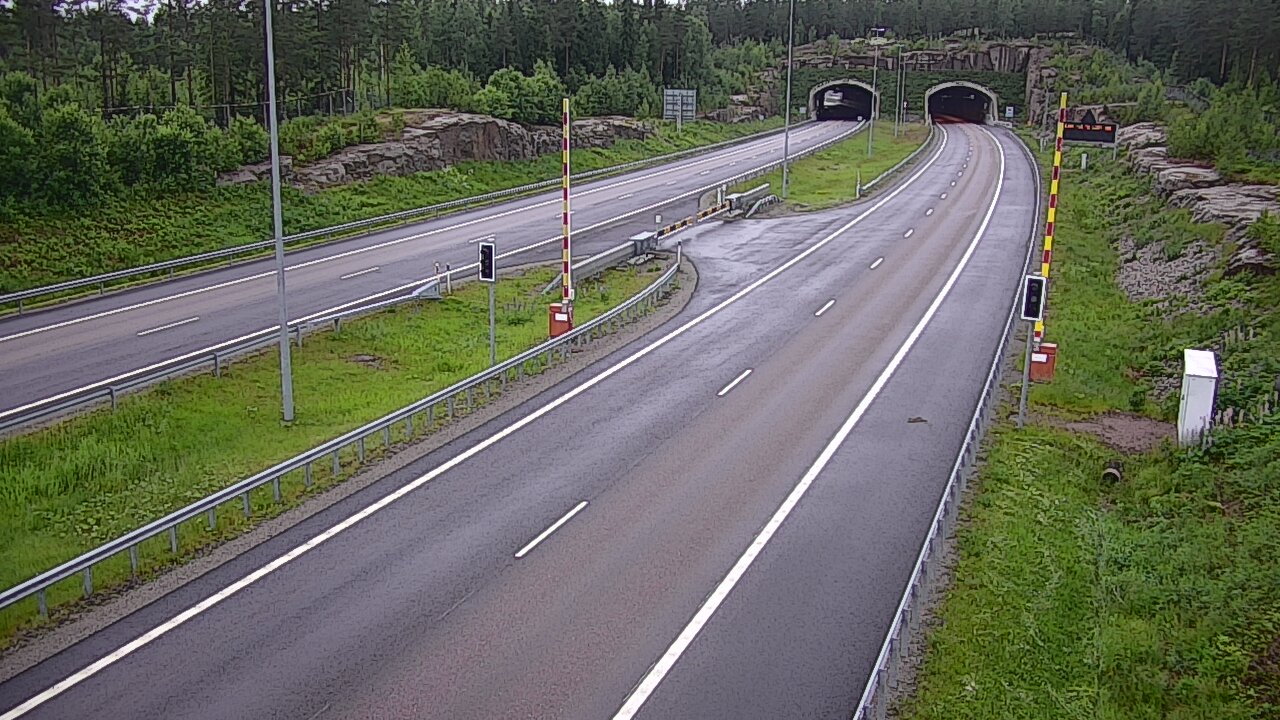 Kelikamerat Kuva Tie 7 Virolahti, Vaalimaan tunneli, puomi itä, Virolahti, Kymenlaakso
