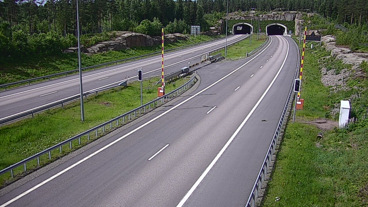 Kelikamerat Kuva Tie 7 Virolahti, Vaalimaan tunneli, puomi itä, Virolahti, Kymenlaakso