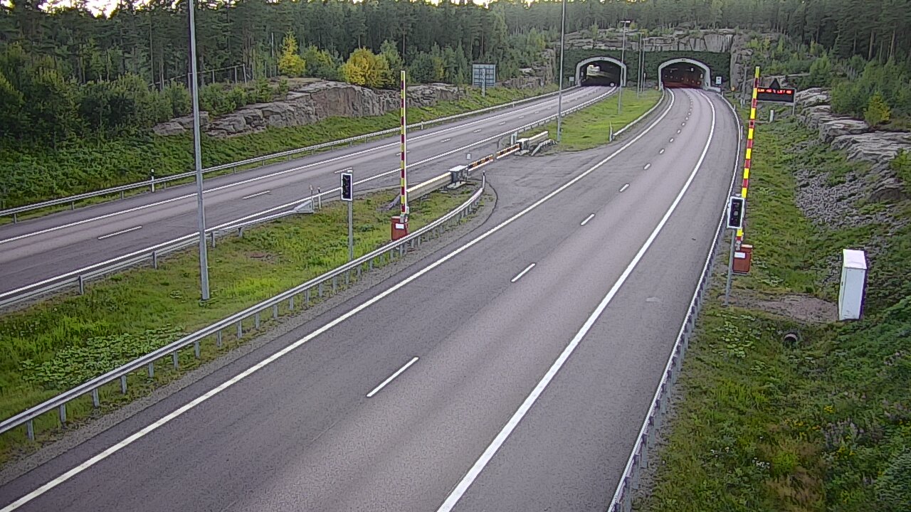 Kelikamerat Kuva Tie 7 Virolahti, Vaalimaan tunneli, puomi itä, Virolahti, Kymenlaakso
