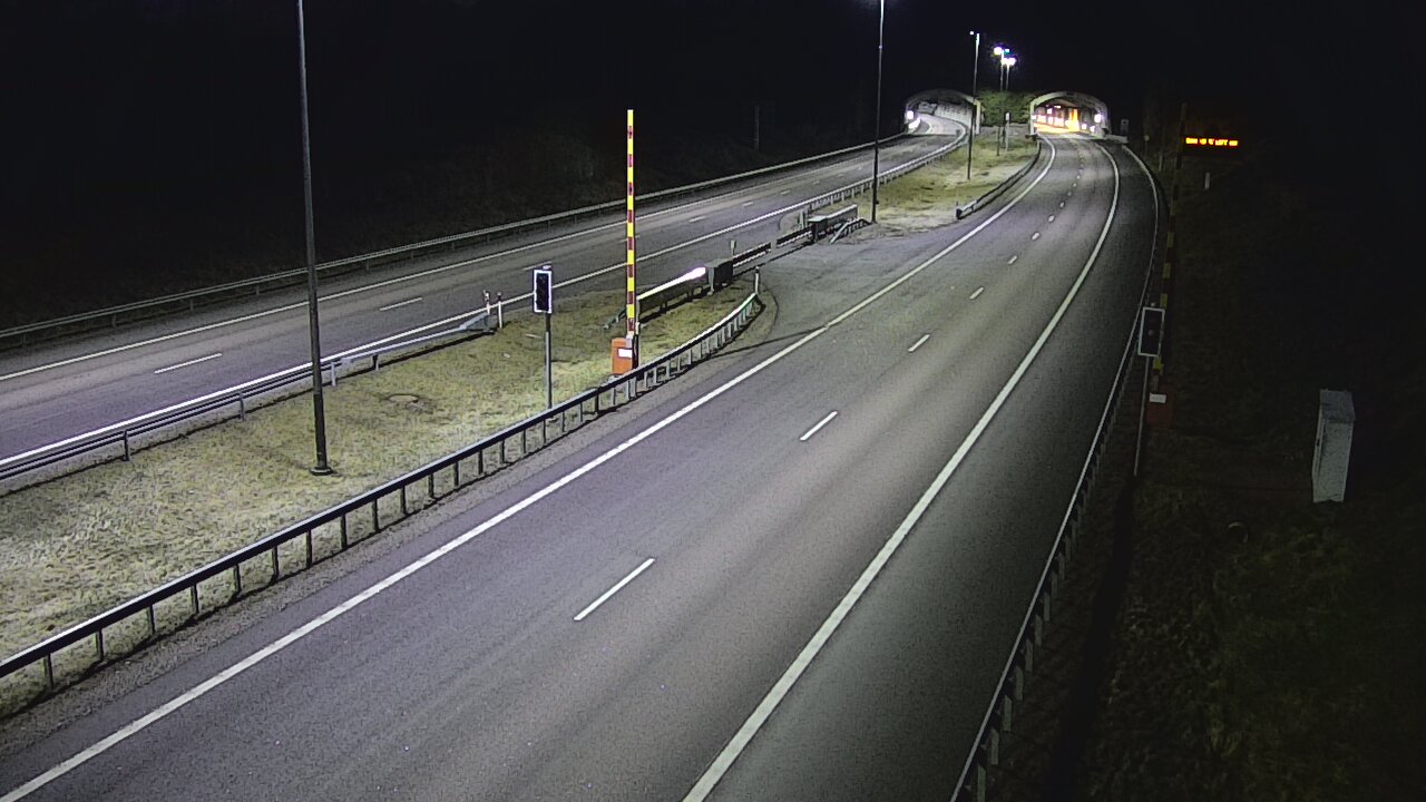 Kelikamerat Kuva Tie 7 Virolahti, Vaalimaan tunneli, puomi itä, Virolahti, Kymenlaakso