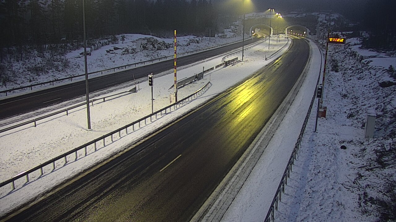 Kelikamerat Kuva Tie 7 Virolahti, Vaalimaan tunneli, puomi itä, Virolahti, Kymenlaakso