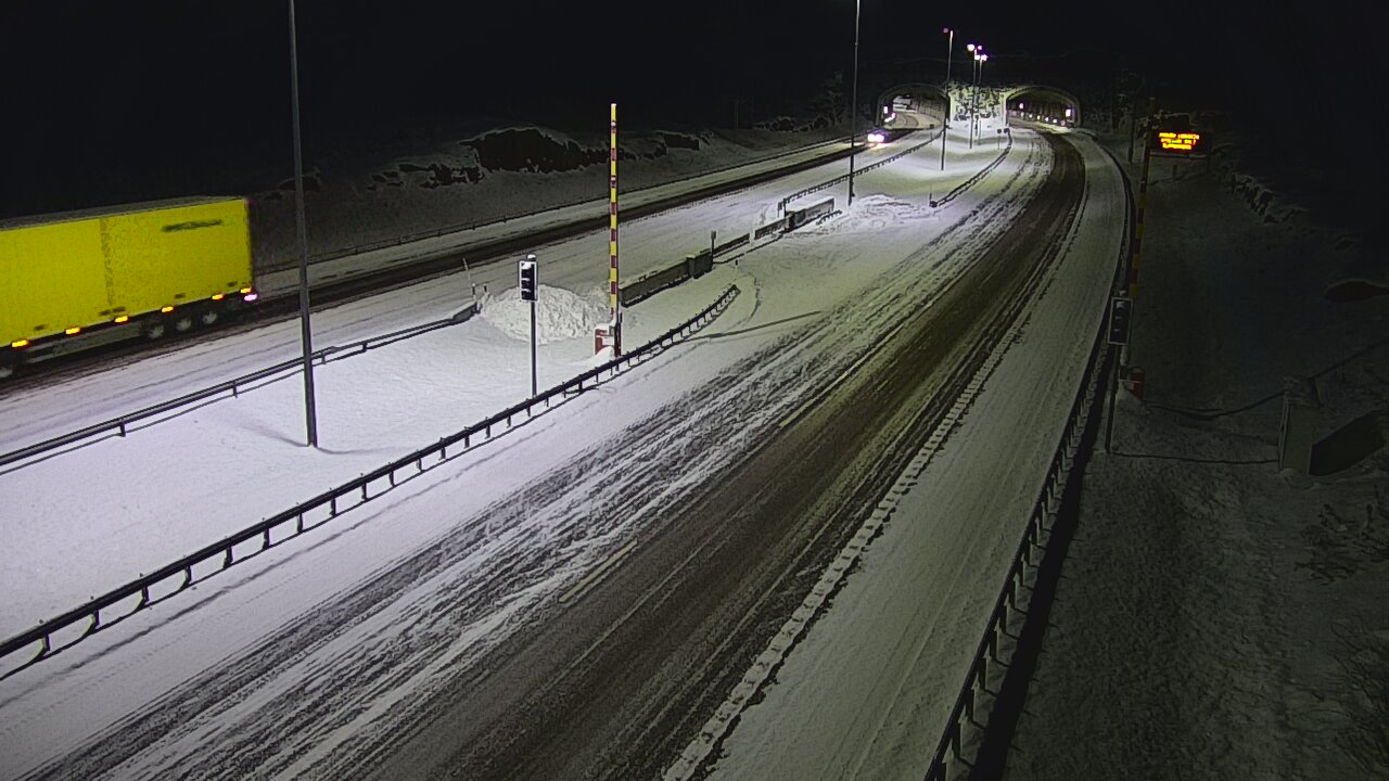 Kelikamerat Kuva Tie 7 Virolahti, Vaalimaan tunneli, puomi itä, Virolahti, Kymenlaakso