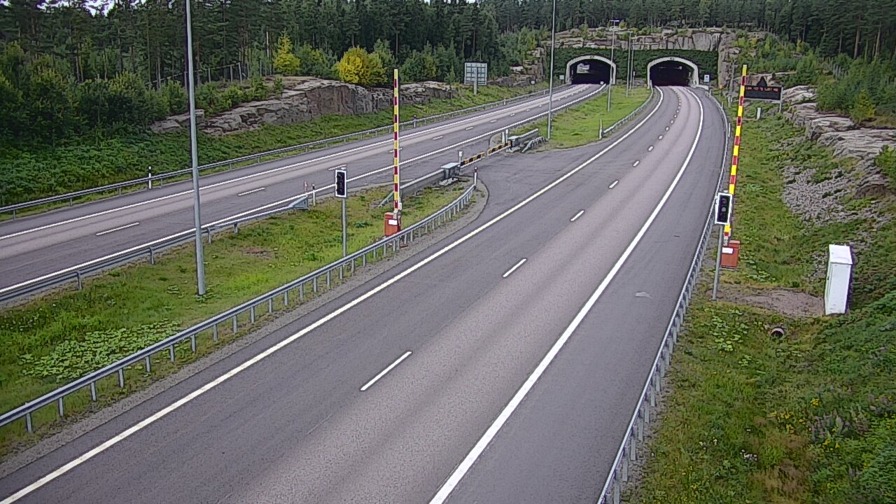 Kelikamerat Kuva Tie 7 Virolahti, Vaalimaan tunneli, puomi itä, Virolahti, Kymenlaakso