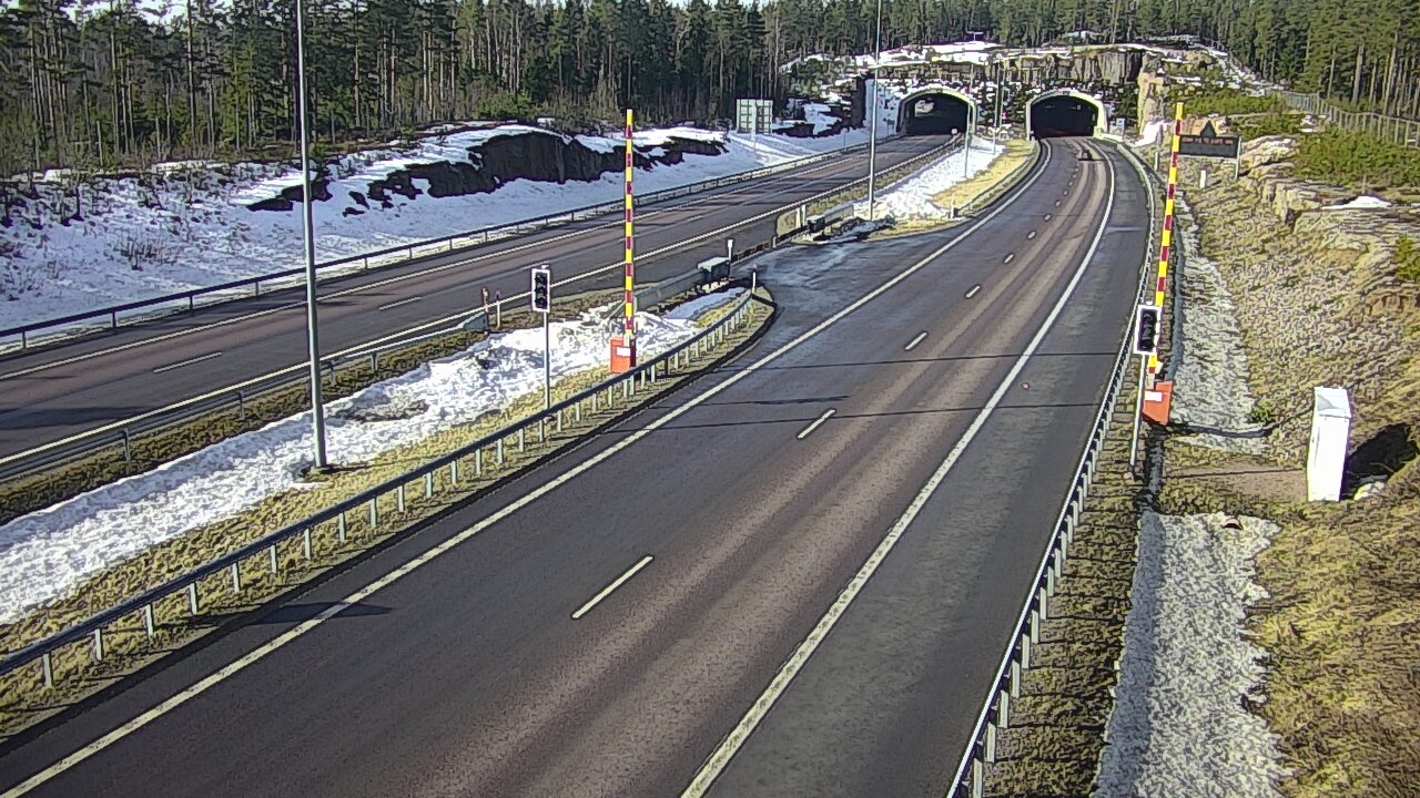 Kelikamerat Kuva Tie 7 Virolahti, Vaalimaan tunneli, puomi itä, Virolahti, Kymenlaakso