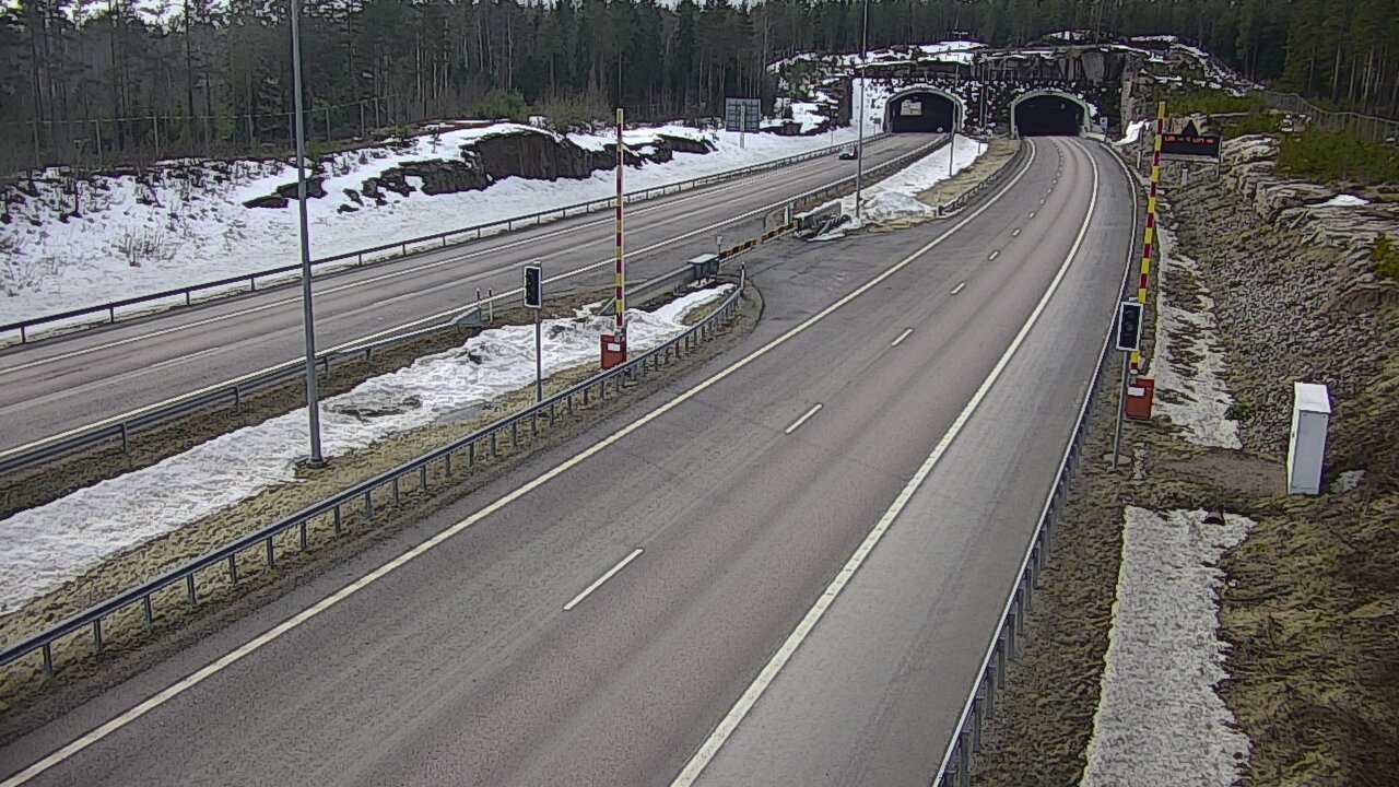 Kelikamerat Kuva Tie 7 Virolahti, Vaalimaan tunneli, puomi itä, Virolahti, Kymenlaakso