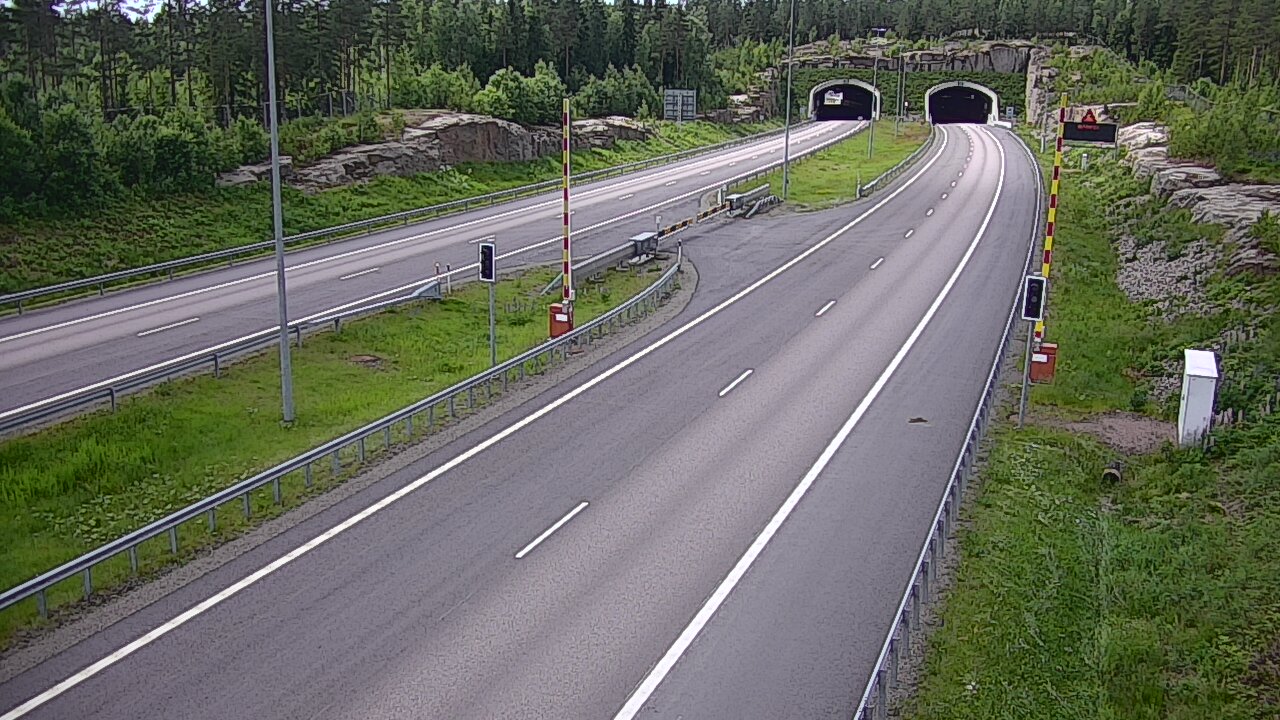 Kelikamerat Kuva Tie 7 Virolahti, Vaalimaan tunneli, puomi itä, Virolahti, Kymenlaakso