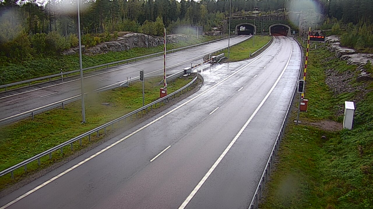 Kelikamerat Kuva Tie 7 Virolahti, Vaalimaan tunneli, puomi itä, Virolahti, Kymenlaakso