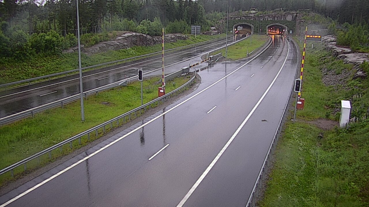 Kelikamerat Kuva Tie 7 Virolahti, Vaalimaan tunneli, puomi itä, Virolahti, Kymenlaakso