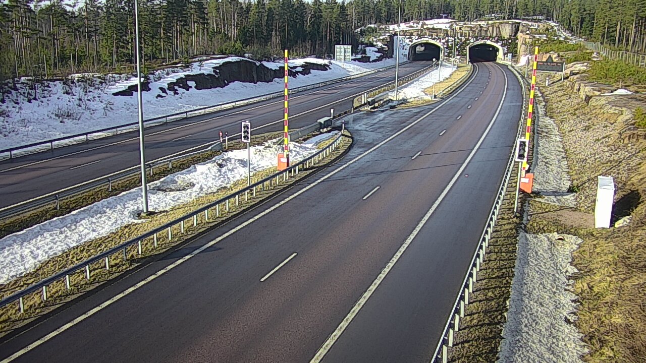 Kelikamerat Kuva Tie 7 Virolahti, Vaalimaan tunneli, puomi itä, Virolahti, Kymenlaakso