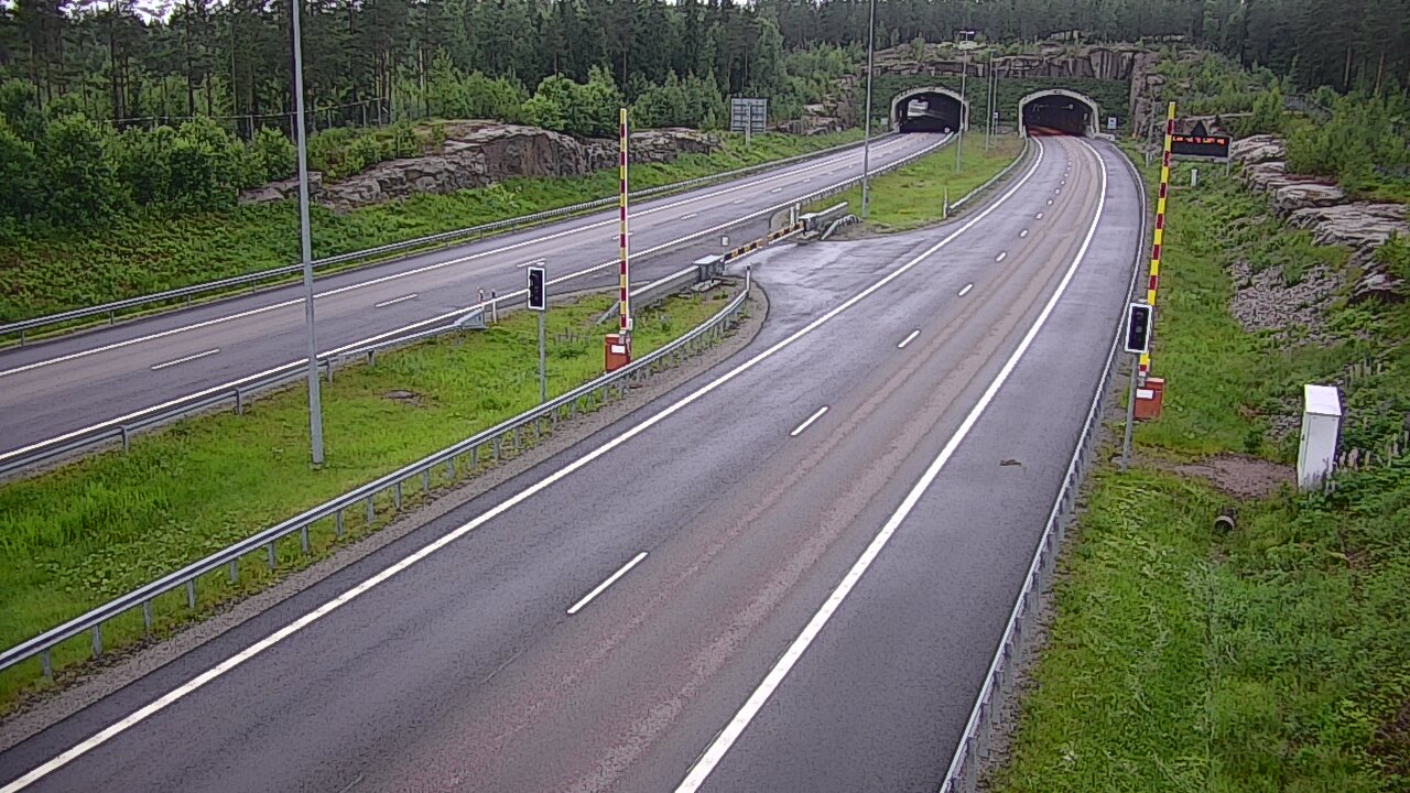 Kelikamerat Kuva Tie 7 Virolahti, Vaalimaan tunneli, puomi itä, Virolahti, Kymenlaakso