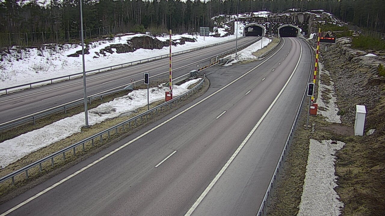 Kelikamerat Kuva Tie 7 Virolahti, Vaalimaan tunneli, puomi itä, Virolahti, Kymenlaakso