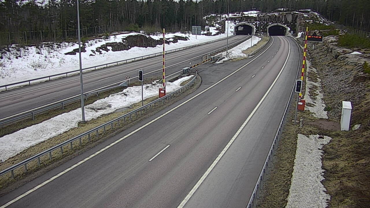 Kelikamerat Kuva Tie 7 Virolahti, Vaalimaan tunneli, puomi itä, Virolahti, Kymenlaakso