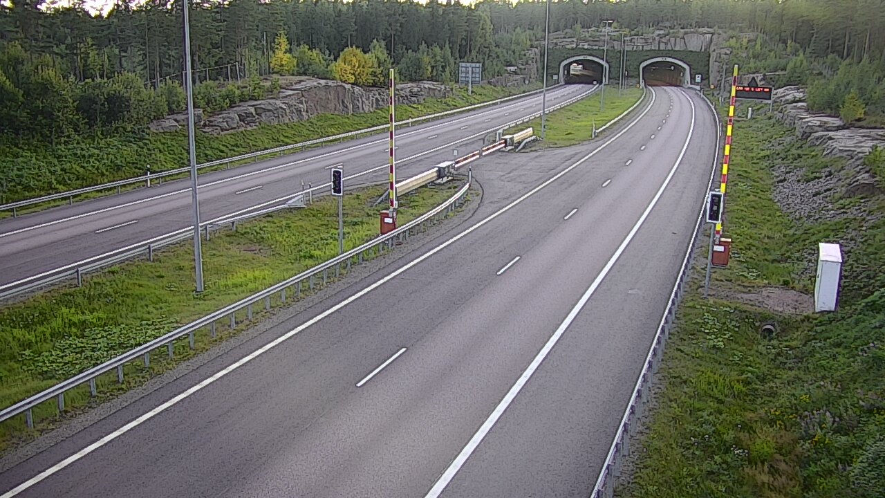 Kelikamerat Kuva Tie 7 Virolahti, Vaalimaan tunneli, puomi itä, Virolahti, Kymenlaakso
