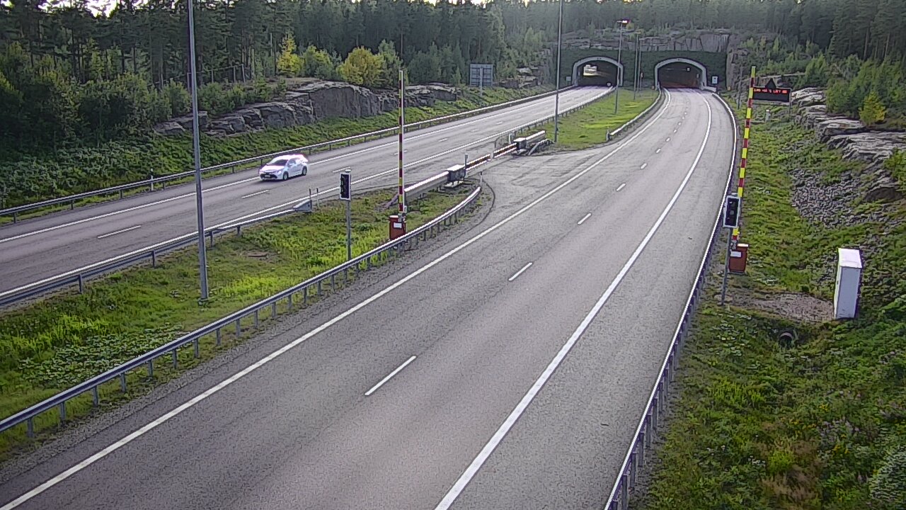 Kelikamerat Kuva Tie 7 Virolahti, Vaalimaan tunneli, puomi itä, Virolahti, Kymenlaakso