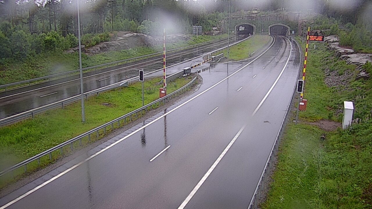 Kelikamerat Kuva Tie 7 Virolahti, Vaalimaan tunneli, puomi itä, Virolahti, Kymenlaakso