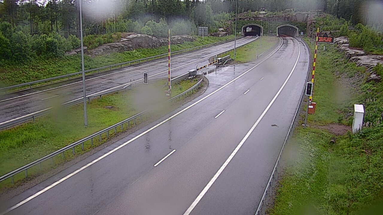 Kelikamerat Kuva Tie 7 Virolahti, Vaalimaan tunneli, puomi itä, Virolahti, Kymenlaakso