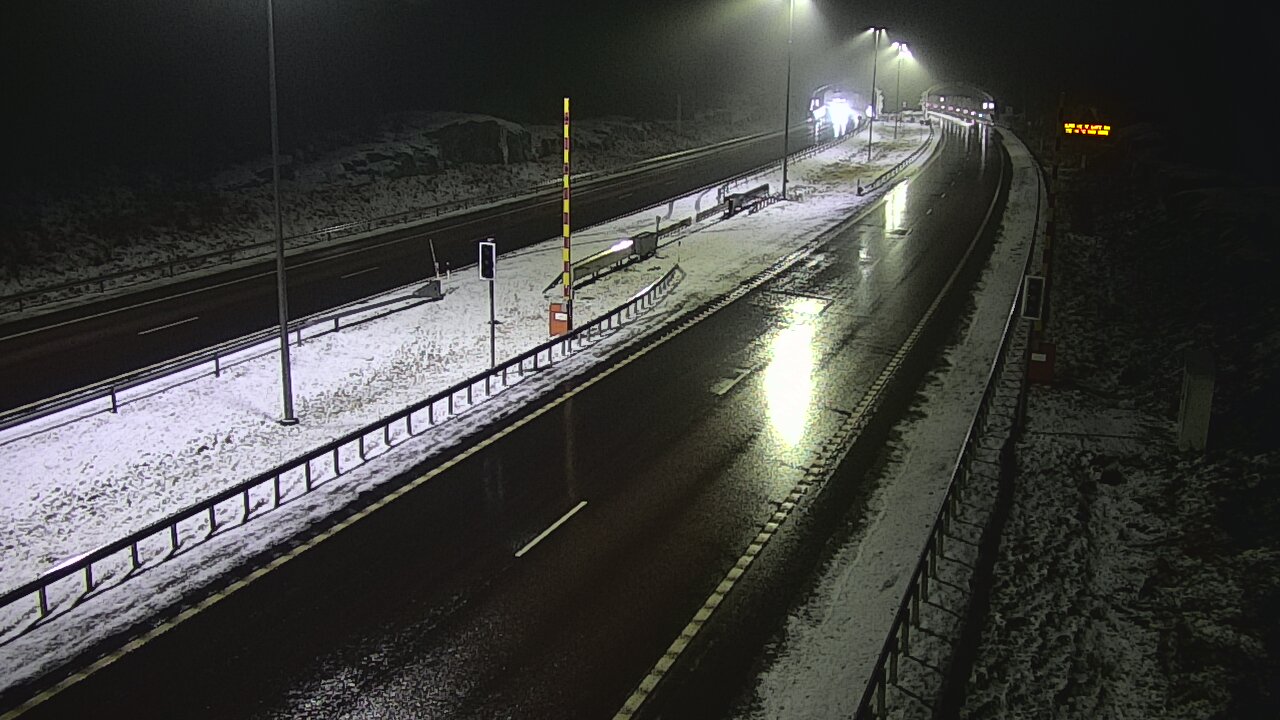 Weather Camera Image Väg 7 Vederlax, Vaalimaan tunneli, bom öst, Virolahti, Kymenlaakso