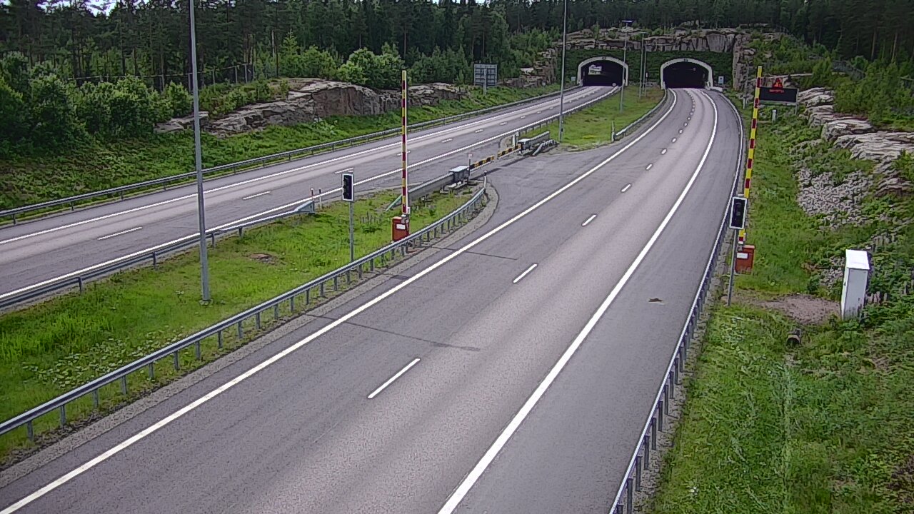 Kelikamerat Kuva Tie 7 Virolahti, Vaalimaan tunneli, puomi itä, Virolahti, Kymenlaakso