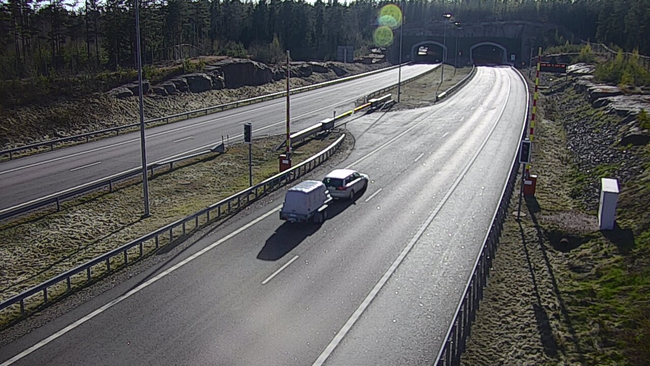 Kelikamerat Kuva Tie 7 Virolahti, Vaalimaan tunneli, puomi itä, Virolahti, Kymenlaakso
