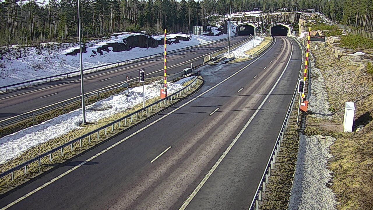 Kelikamerat Kuva Tie 7 Virolahti, Vaalimaan tunneli, puomi itä, Virolahti, Kymenlaakso