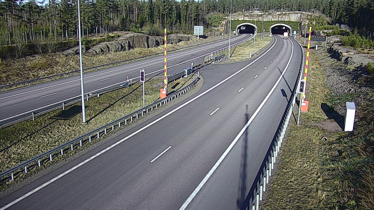 Weather Camera Image Road 7 Virolahti, Vaalimaan tunneli, boom east, Virolahti, Kymenlaakso