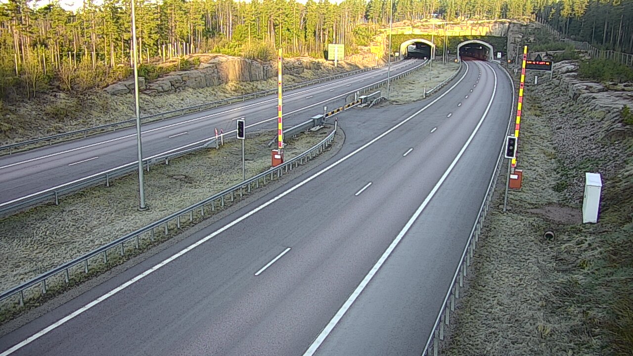 Weather Camera Image Road 7 Virolahti, Vaalimaan tunneli, boom east, Virolahti, Kymenlaakso