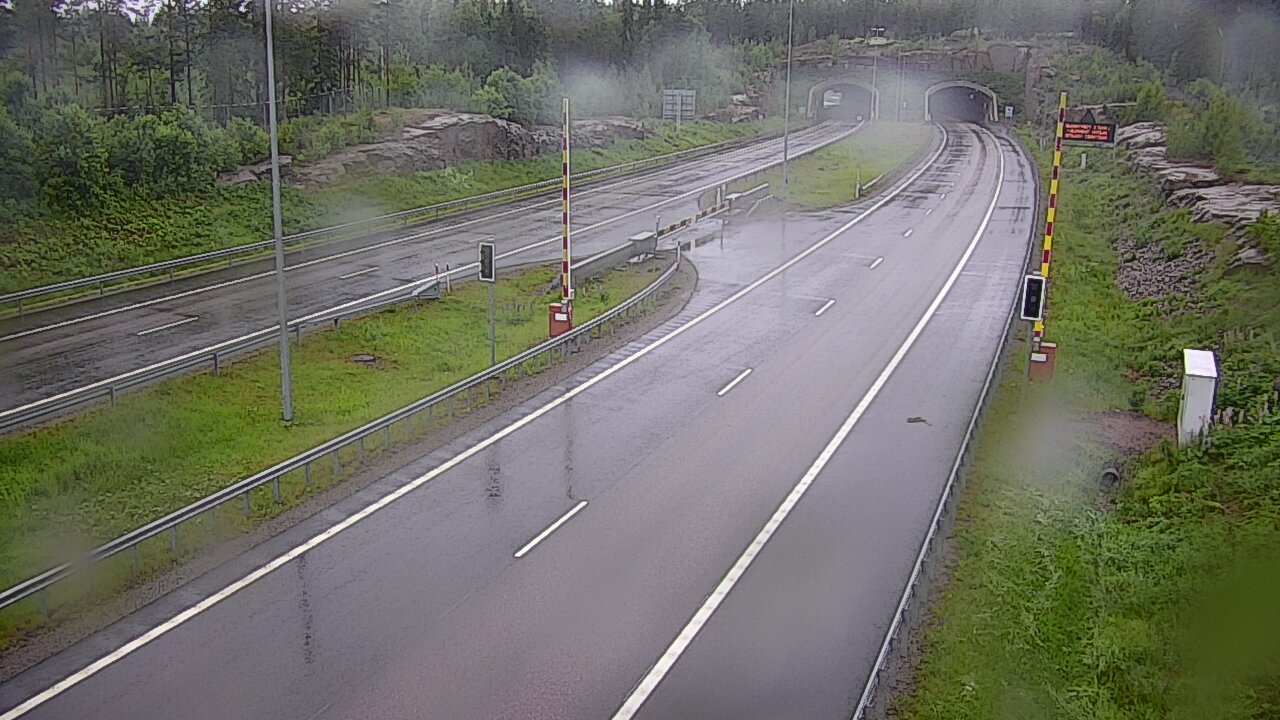 Kelikamerat Kuva Tie 7 Virolahti, Vaalimaan tunneli, puomi itä, Virolahti, Kymenlaakso