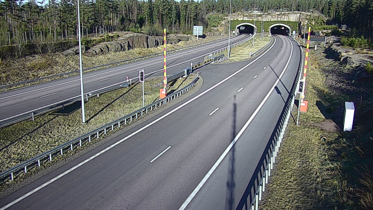Kelikamerat Kuva Tie 7 Virolahti, Vaalimaan tunneli, puomi itä, Virolahti, Kymenlaakso