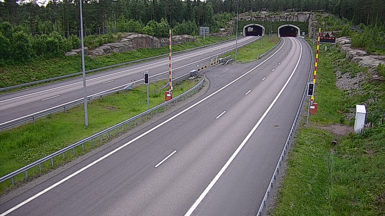 Kelikamerat Kuva Tie 7 Virolahti, Vaalimaan tunneli, puomi itä, Virolahti, Kymenlaakso