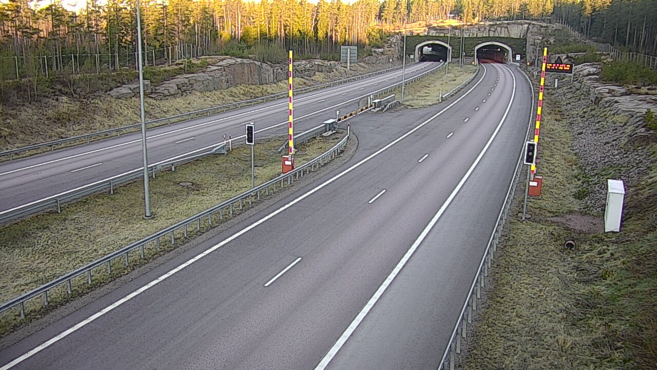 Kelikamerat Kuva Tie 7 Virolahti, Vaalimaan tunneli, puomi itä, Virolahti, Kymenlaakso