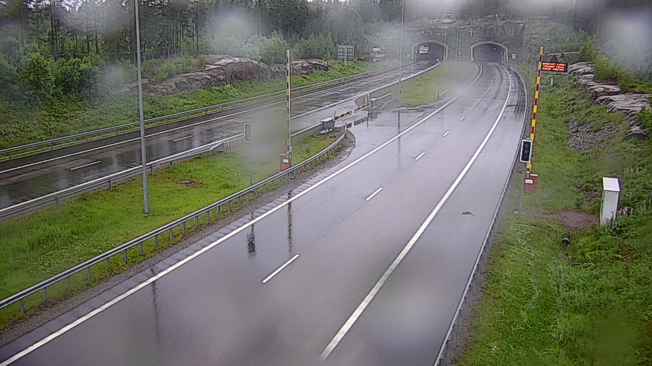 Kelikamerat Kuva Tie 7 Virolahti, Vaalimaan tunneli, puomi itä, Virolahti, Kymenlaakso