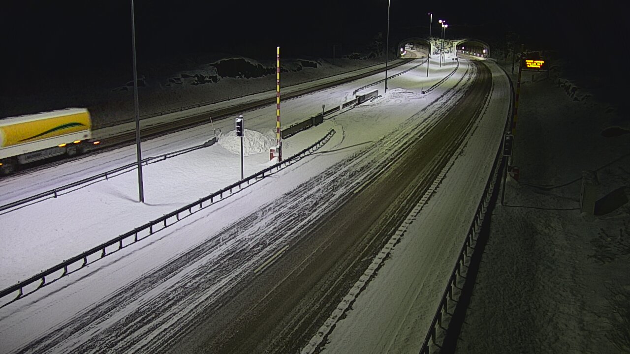 Kelikamerat Kuva Tie 7 Virolahti, Vaalimaan tunneli, puomi itä, Virolahti, Kymenlaakso