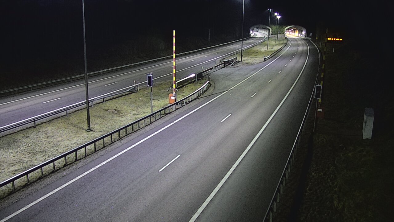 Weather Camera Image Väg 7 Vederlax, Vaalimaan tunneli, bom öst, Virolahti, Kymenlaakso