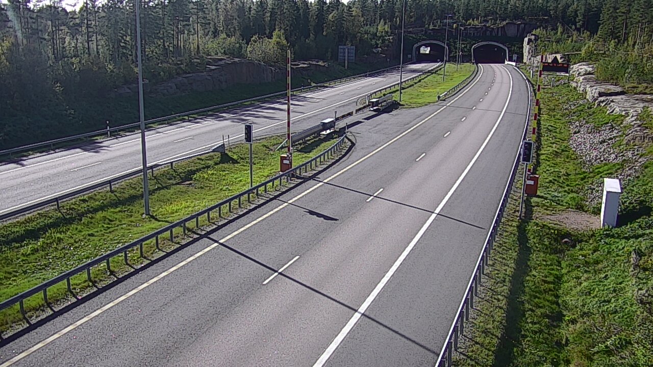 Kelikamerat Kuva Tie 7 Virolahti, Vaalimaan tunneli, puomi itä, Virolahti, Kymenlaakso