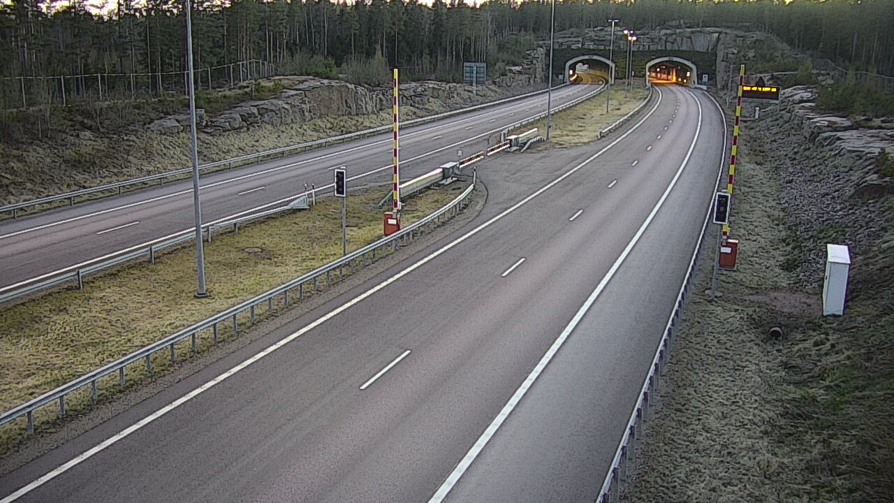 Kelikamerat Kuva Tie 7 Virolahti, Vaalimaan tunneli, puomi itä, Virolahti, Kymenlaakso