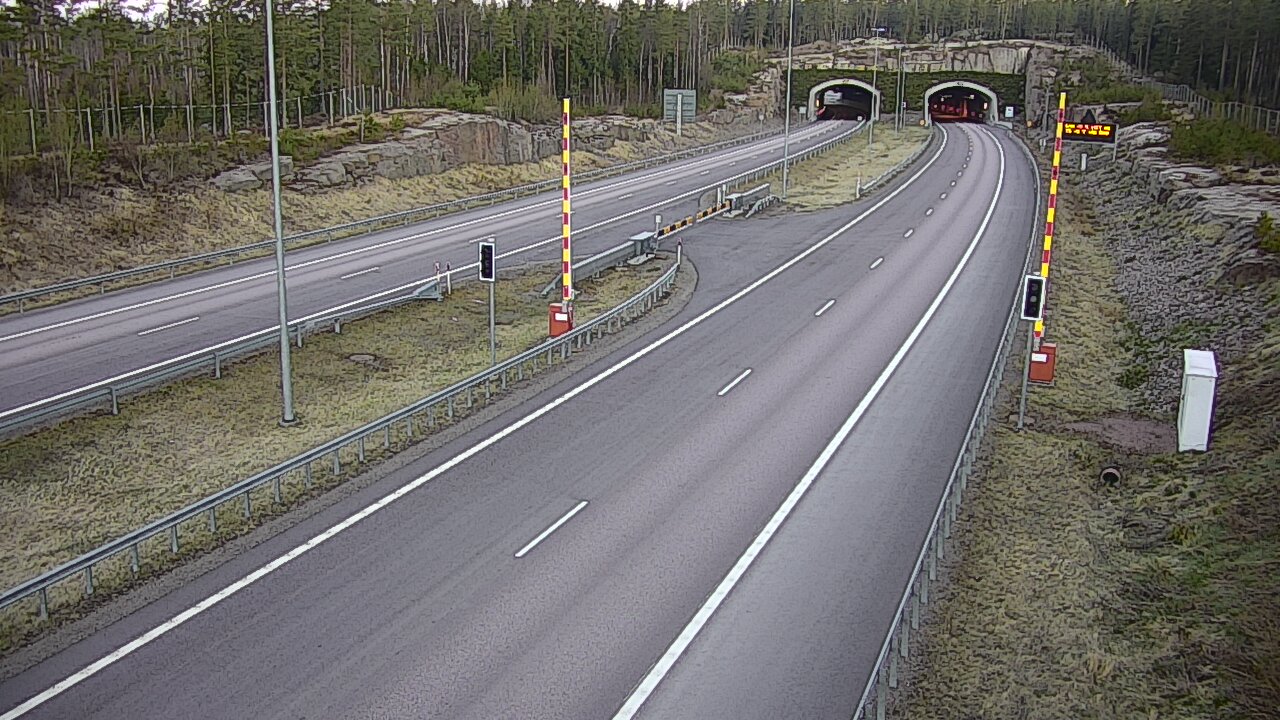 Kelikamerat Kuva Tie 7 Virolahti, Vaalimaan tunneli, puomi itä, Virolahti, Kymenlaakso