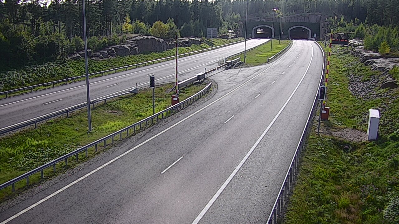 Kelikamerat Kuva Tie 7 Virolahti, Vaalimaan tunneli, puomi itä, Virolahti, Kymenlaakso