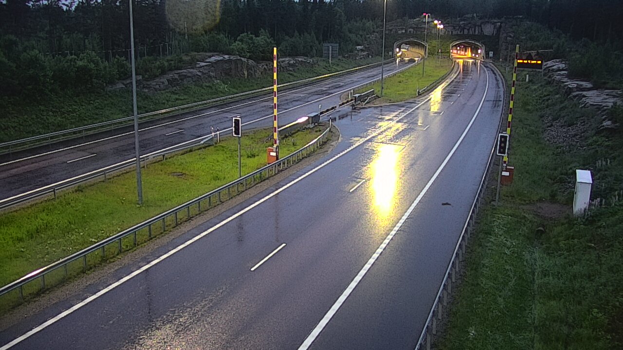 Kelikamerat Kuva Tie 7 Virolahti, Vaalimaan tunneli, puomi itä, Virolahti, Kymenlaakso