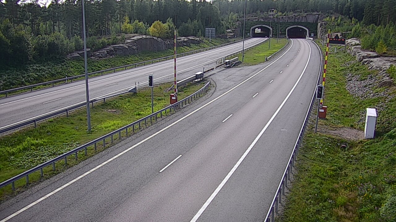 Kelikamerat Kuva Tie 7 Virolahti, Vaalimaan tunneli, puomi itä, Virolahti, Kymenlaakso