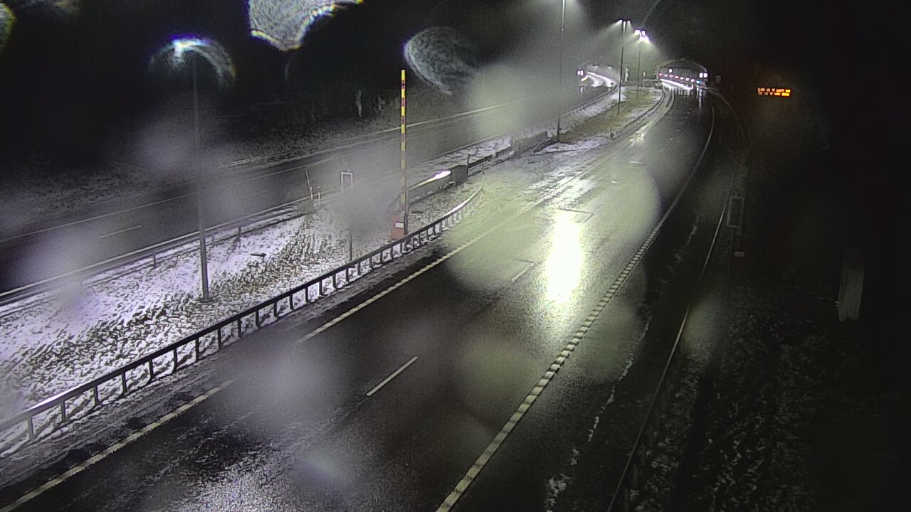 Weather Camera Image Väg 7 Vederlax, Vaalimaan tunneli, bom öst, Virolahti, Kymenlaakso
