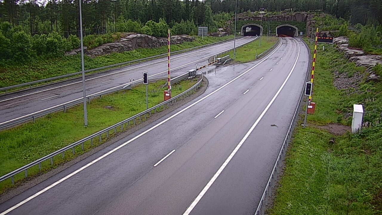Kelikamerat Kuva Tie 7 Virolahti, Vaalimaan tunneli, puomi itä, Virolahti, Kymenlaakso