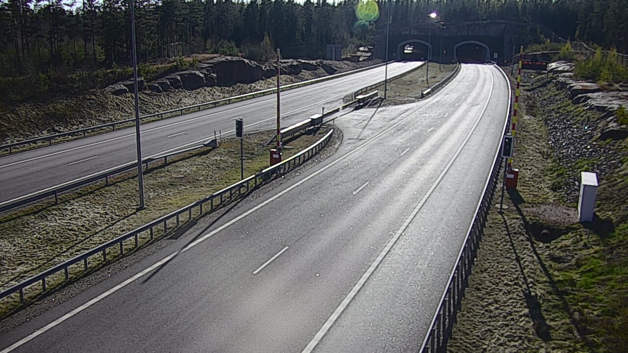 Kelikamerat Kuva Tie 7 Virolahti, Vaalimaan tunneli, puomi itä, Virolahti, Kymenlaakso