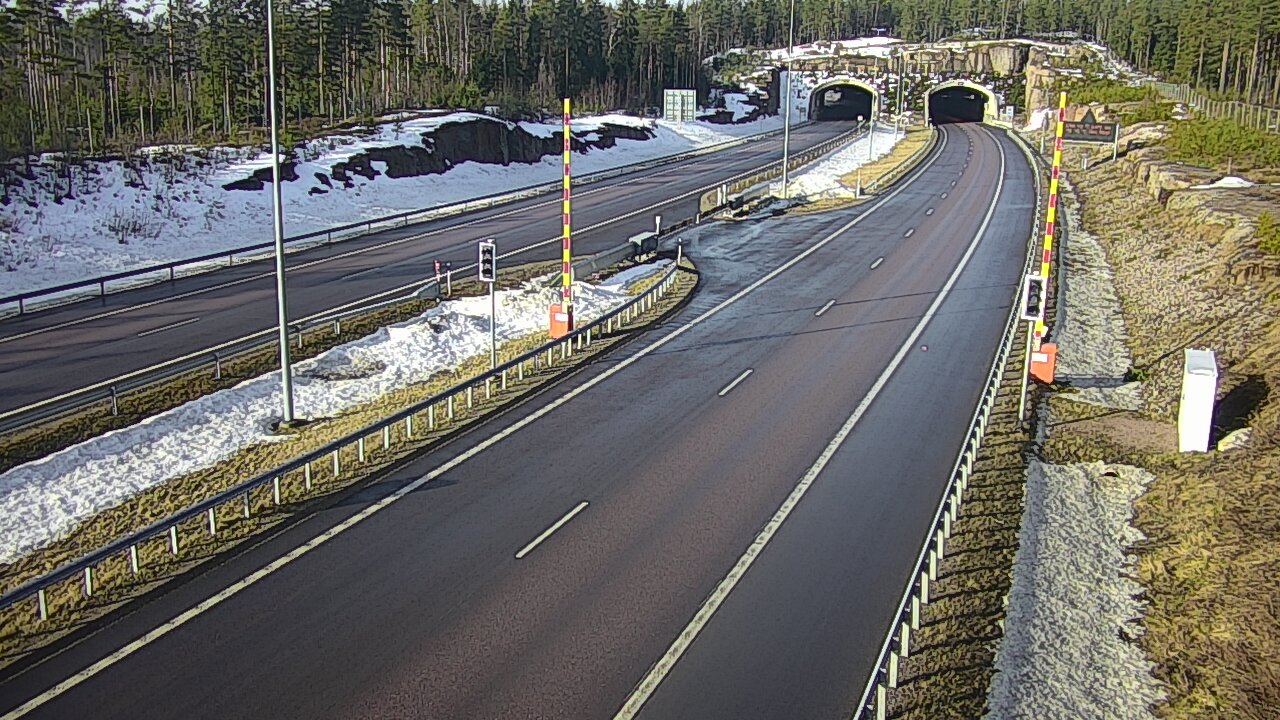 Kelikamerat Kuva Tie 7 Virolahti, Vaalimaan tunneli, puomi itä, Virolahti, Kymenlaakso