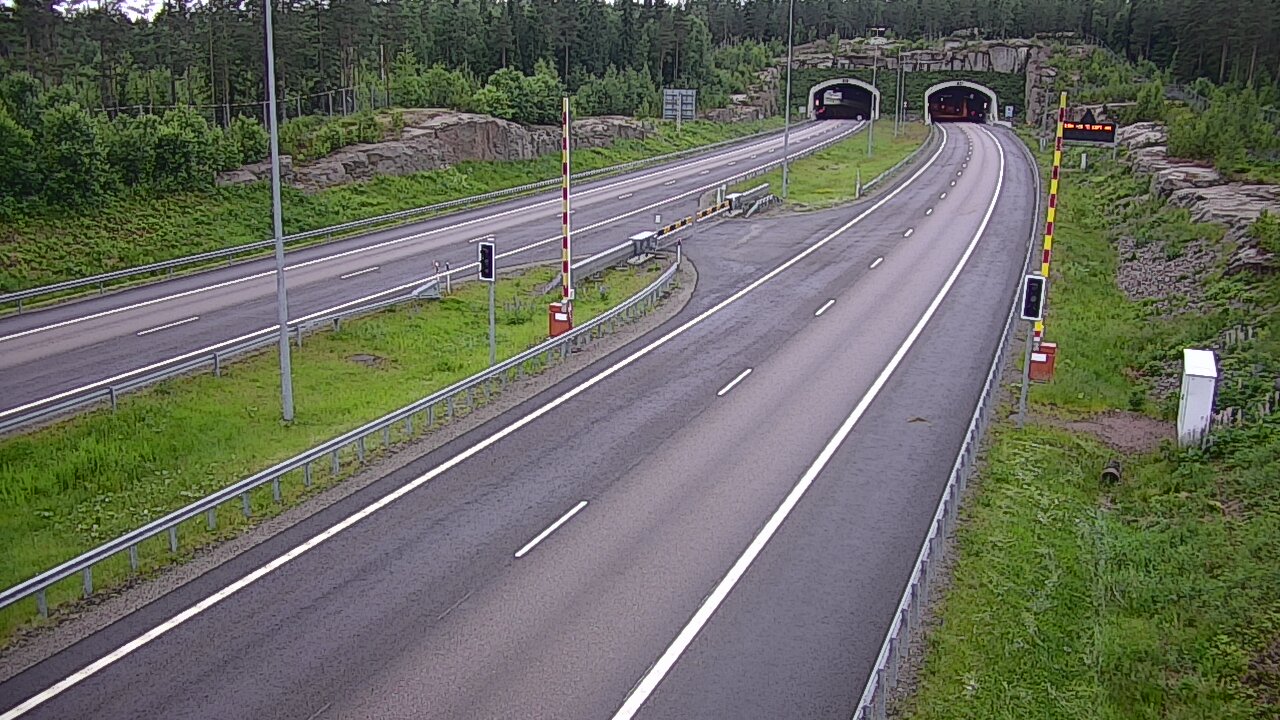 Kelikamerat Kuva Tie 7 Virolahti, Vaalimaan tunneli, puomi itä, Virolahti, Kymenlaakso