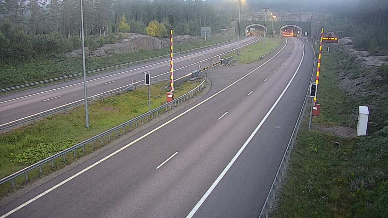 Kelikamerat Kuva Tie 7 Virolahti, Vaalimaan tunneli, puomi itä, Virolahti, Kymenlaakso