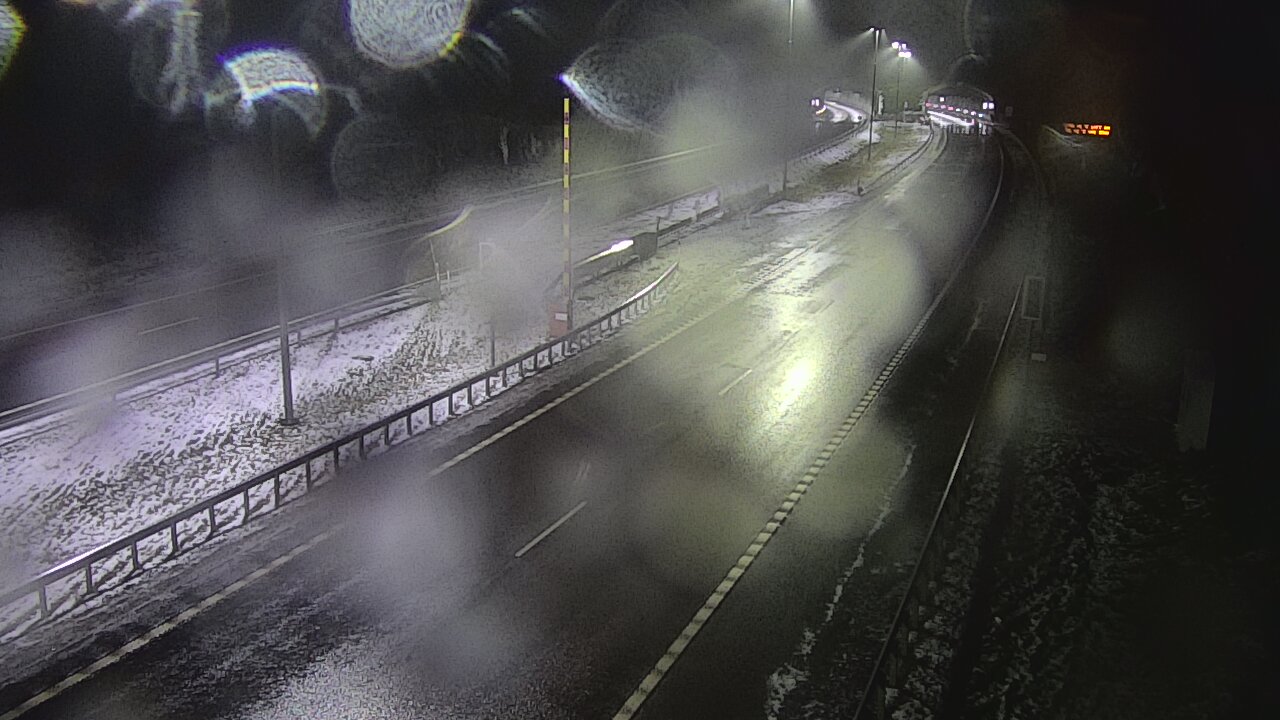 Weather Camera Image Väg 7 Vederlax, Vaalimaan tunneli, bom öst, Virolahti, Kymenlaakso