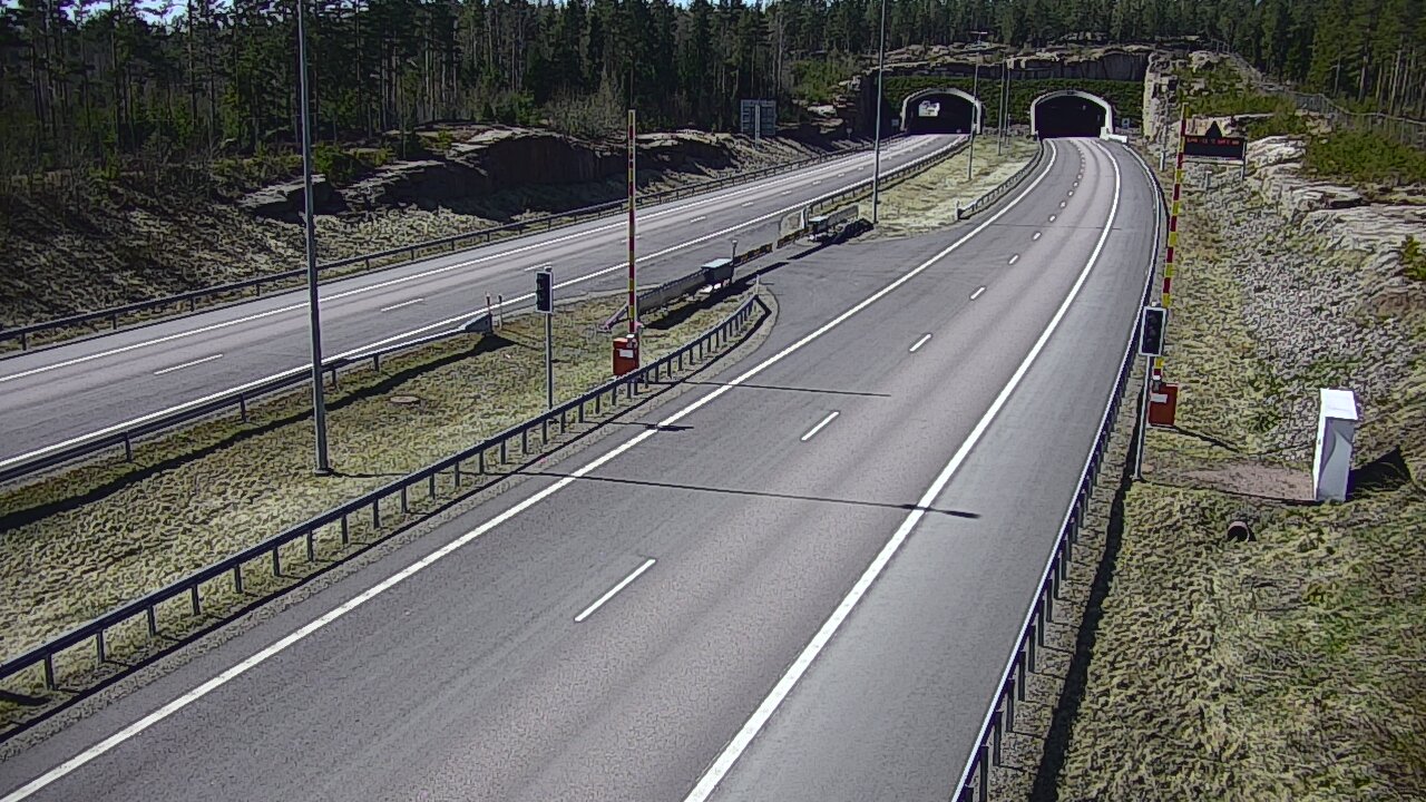 Kelikamerat Kuva Tie 7 Virolahti, Vaalimaan tunneli, puomi itä, Virolahti, Kymenlaakso