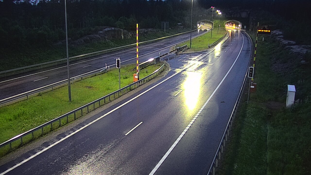 Kelikamerat Kuva Tie 7 Virolahti, Vaalimaan tunneli, puomi itä, Virolahti, Kymenlaakso