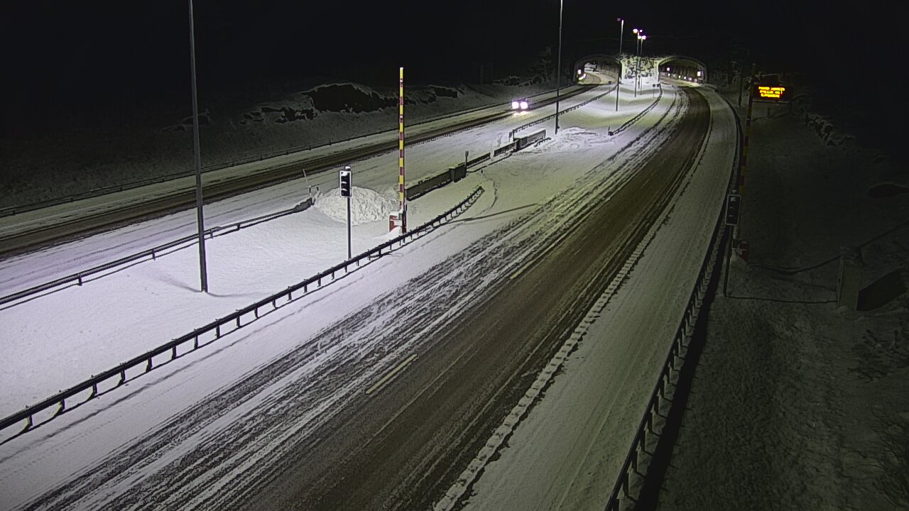 Kelikamerat Kuva Tie 7 Virolahti, Vaalimaan tunneli, puomi itä, Virolahti, Kymenlaakso